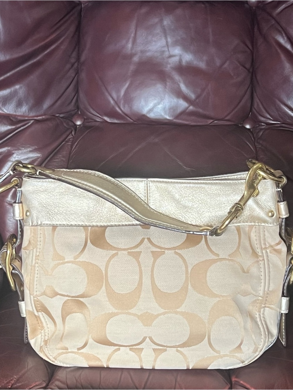 COACH F12657 ZOE HOBO BAG - Picture 3 of 12